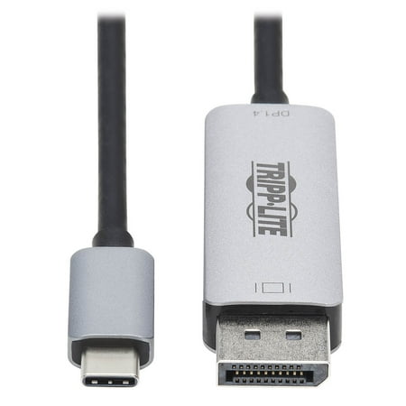 UPC: 0037332255600 | Tripp Lite Usb C To Displayport Adapter Cable (m/m) 8k Uhd Displayport 1.4 Black/silver 6 Ft. – Displayport Cable – Usb-c (m) Reversible To Displayport (m) – Usb 3.1 / Thunderbolt 3 / Displayport