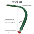 thumbnail image 2 of Greeniant Paquete de 10 señuelos de pesca falsos, cebo de pesca, atracción, Swimbait reutilizable, simulación portátil, Crankbaits, Tackle Pescar Type 15 Greeniant OD022242-15, 2 of 6