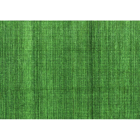Ahgly Company Indoor Rectangle Abstract Green Modern Area Rugs, 3' x 5'