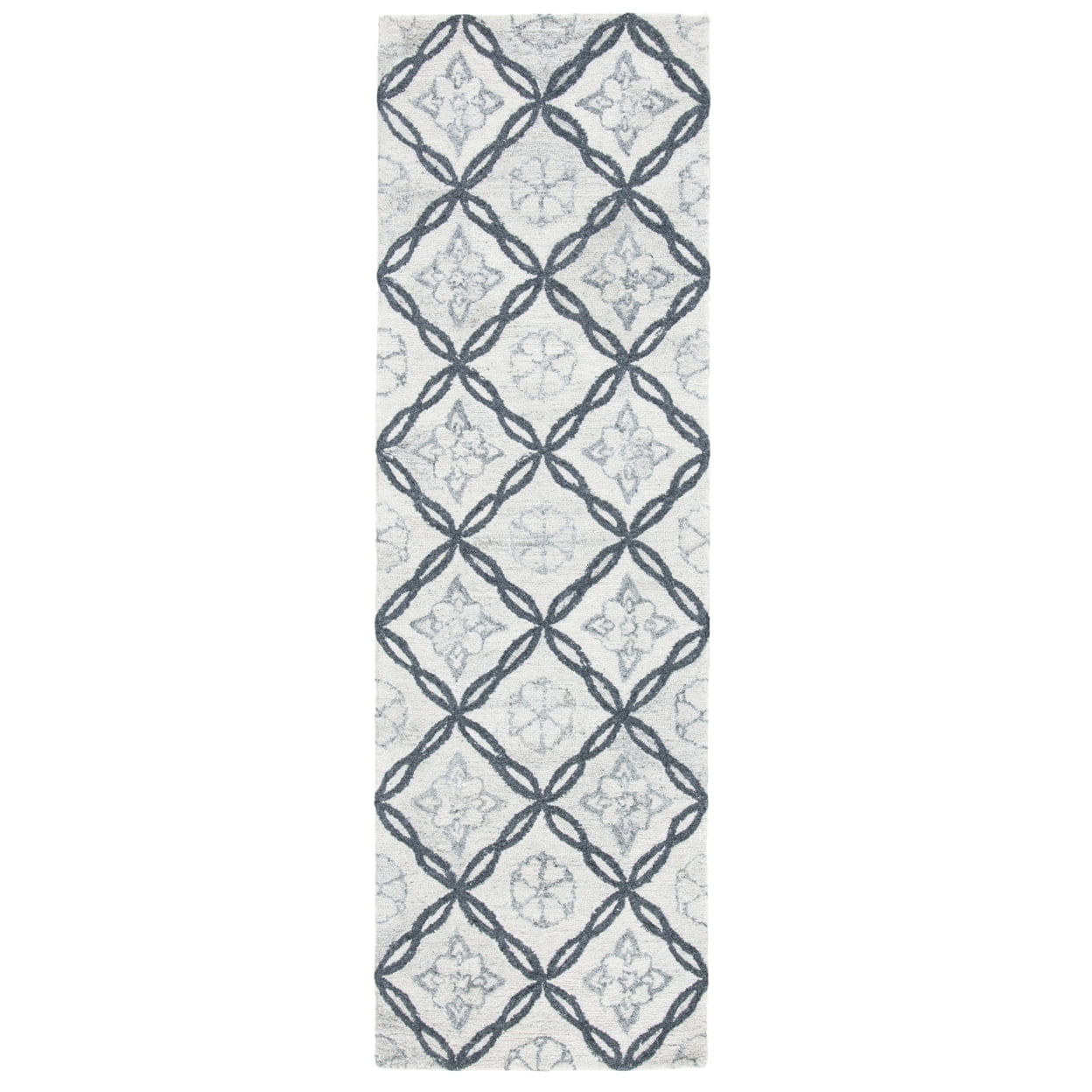 SAFAVIEH Marquee Anthony Geometric Area Rug, Ivory/Grey, 3' x 5'
