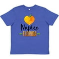 thumbnail image 3 of Inktastic Naples Florida Orange in Heart Youth T-Shirt, 3 of 5