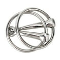 thumbnail image 4 of Stainless Steel Horse Ring Snaffle Bit Hollow Jointed Mouth for Equestrian Supplies, 4 of 5