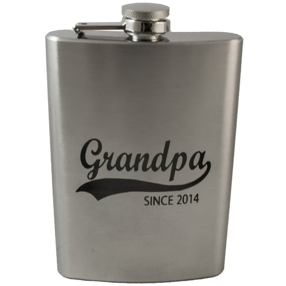 8oz Grandpa Since 2014 Flask