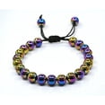 thumbnail image 2 of Amazing Gemstone Mystic Hematite Crystal Bracelet Adjustable, 2 of 5
