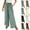 03# Turquoise, variant on Women's Gaucho Pants Wide Leg High Waisted Sweatpants Soft Cute Joggers Flowy Vacation Pant 2026, Vermilion M