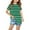 Green, variant on Sakmal Clothes For Children Blue For Daily Crew Neck Striped Short Sleeve 3-14y Tops For Kids Boys And Girls 3-8
