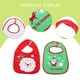 thumbnail image 4 of 2pcs Navidad bebé babero niño comedor babero niños alimentación babero niño saliva toalla, 4 of 6