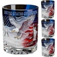 thumbnail image 6 of 250th Anniversary Glasses, U.S 250th Anniversary Heritage Whiskey Glass, Independence Day Commemoration Glass for Cocktail, Bourbon, Wine, Gifts for Birthdays & Father's Day, 6 of 6