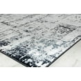 thumbnail image 5 of Rugs America Amabella IV40A Black Horizon Abstract Vintage White Area Rug, 2'6"x4', 5 of 5