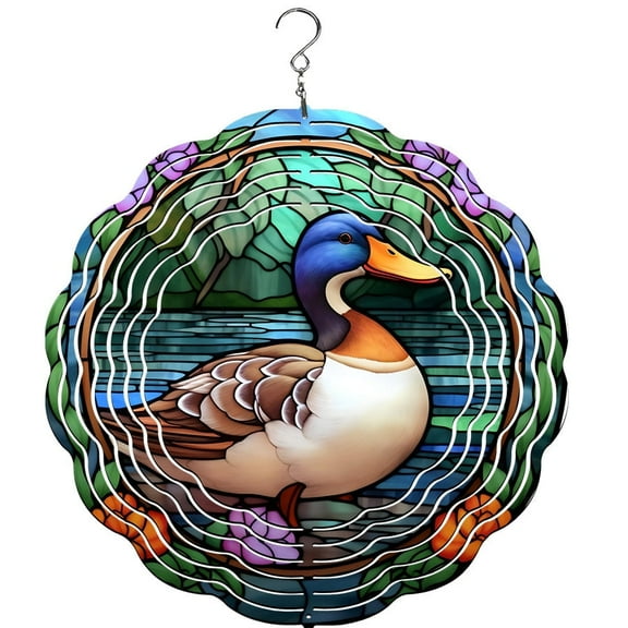 Mallard Duck Wind Spinner , Garden Décor, Yard Décor, Porch Décor