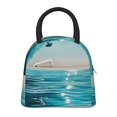 thumbnail image 1 of Fotbe Turquoise Ocean Reflection Bolsa de Almuerzo con Estampado, Lonchera Aislada, Contenedor de Comida Reutilizable Tipo Cooler a Prueba de Fugas, 1 of 6