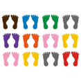 thumbnail image 3 of 12 Pairs Footmark Stickers For Kindergartens Lovely And Practical Stickers (Random Color), 3 of 4