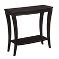 thumbnail image 1 of Pemberly Row Table Console Transitionnelle avec Étagère en Finition Bois Espresso, 1 of 5