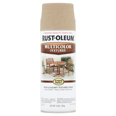 - (3 Pack) Rust-Oleum Stops Rust Multicolor Textured Desert Bisque Spray Paint, 12 oz