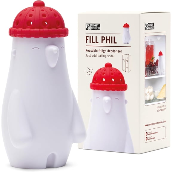 Fill Phil Refrigerator Deodorizer, Baking Soda Container, Baking Soda Fridge Deodorizer, Cute Gifts, Kitchen Gadgets