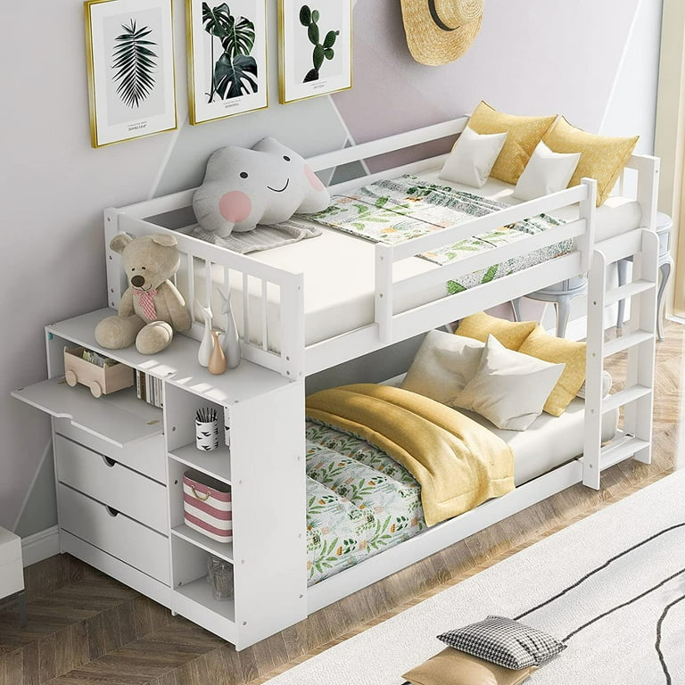 Walmart wooden bunk sale beds