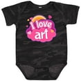 thumbnail image 3 of Inktastic Artist I Love Art Girls Baby Bodysuit, 3 of 5