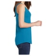 thumbnail image 3 of Yellow Rooster Women's Core Cotton Tank Top Neon Blue S, 3 of 6