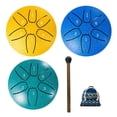 thumbnail image 4 of 3-Inch 6-Note Steel Tongue Drum with Paw Pattern - Portable Mini Handpan for Meditation, Music Lovers, Beginners, Kids & Adults, 4 of 8