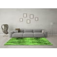 thumbnail image 3 of Ahgly Company Indoor Rectangle Abstract Green Modern Area Rugs, 2' x 3', 3 of 4