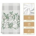 thumbnail image 5 of Honeeladyy Easter Bunny Kitchen Dish Towel, 16x24 Inch Absorbent Quick Dry Cloth Dish Tea Towels Reusable Bar Hand Dishcloths Decor for Bathroom Kitchen Home Supplies, 5 of 6