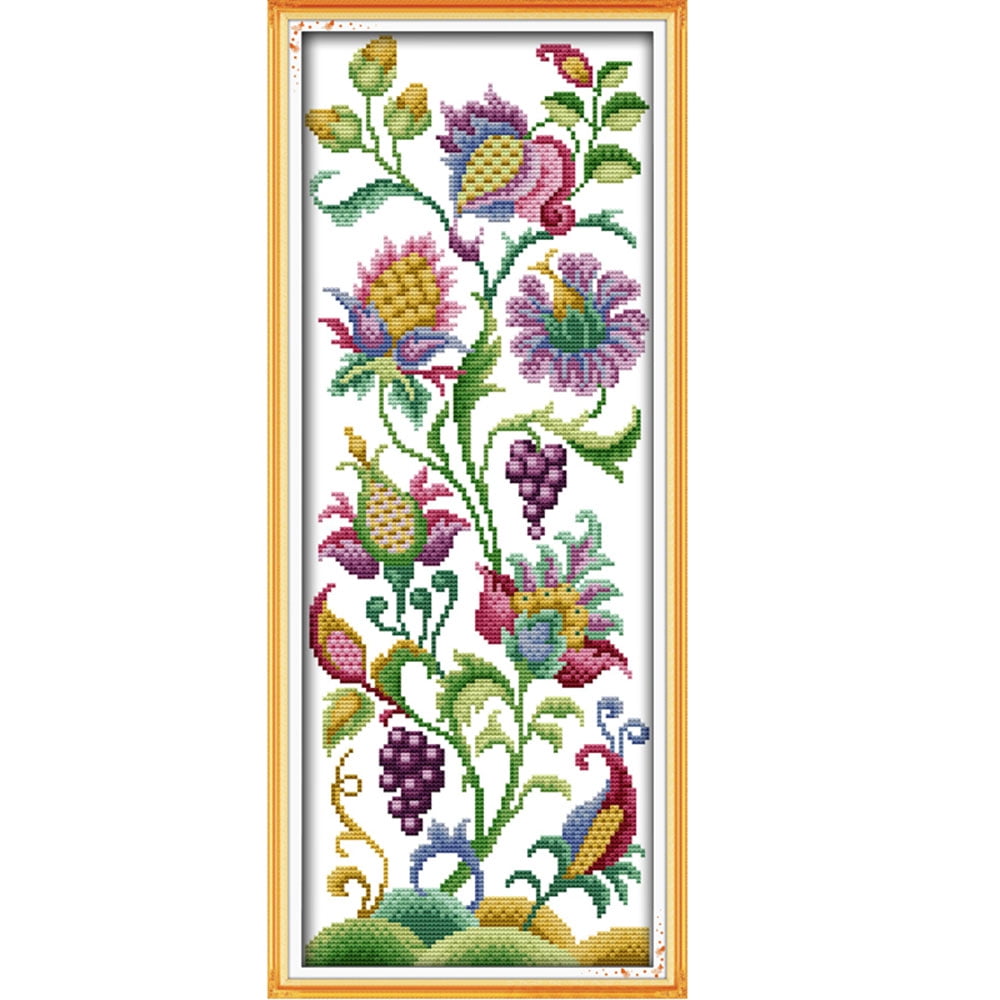 Anself DIY Handmade Needlework Counted Cross Stitch Set Embroidery Kit 14CT...