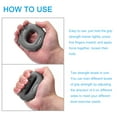 thumbnail image 4 of Unique Bargains 3.07' 70 - 80 Lbs Hand Grip Strengthener Hand Grip Ring for Training Space Gray, 4 of 7