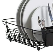 Better Houseware 1420/E 2-Piece Dish Drainer (Black)