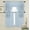 Light Blue, variant on Kate Aurora Country Farmhouse Living Solid Colored Café Kitchen Curtain Tier & Swag Valance Set - Assorted Colors