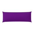 thumbnail image 2 of Lsque Purple Body Pillow Case Cover,Ultra-Soft Microfiber Bed Pillow Cases 20x54 inches,Elegant Bedding,Breathable Durable Pillow Cover with Envelope Closure, 2 of 8