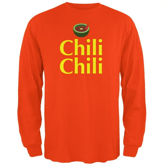 Cinco De Mayo Dilly Dilly Chili Chili Bowl Pepper Mens Long Sleeve T Shirt Orange 2XL
