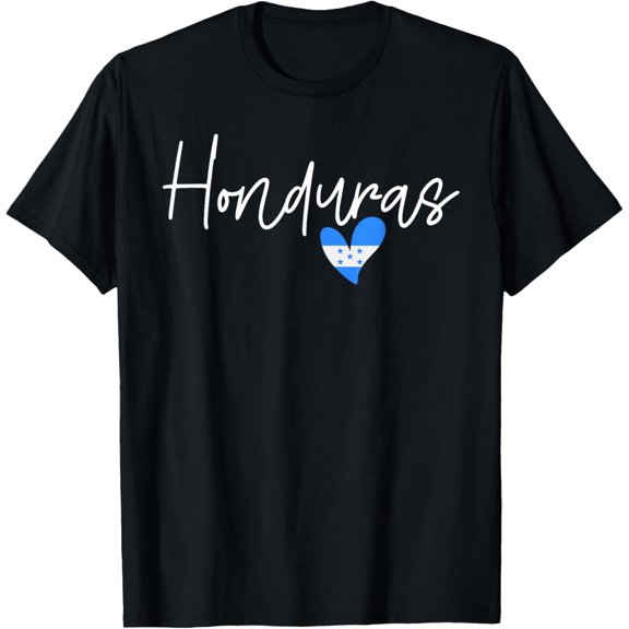 Honduras Heart Honduran Flag Hondurans Man Woman kid T-Shirt
