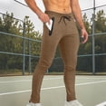 thumbnail image 2 of Multi-Pocket Waterproof Pant Casual Cargo Trousers Work Pants Winter Sports Outwear Sweatpants Men's Jogging Pants Men Multi-Pockets Drawstring Cotton Track Pant, 2 of 5