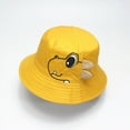 thumbnail image 2 of NIEWTR Kids Toddler Baby Boy Sun Hat Summer Bucket Hats with UPF 50+ UV Sun Protective Child Summer Beach Hats 0-5 Years（Yellow,One Size), 2 of 3