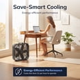 thumbnail image 6 of (3 pack) Lasko 20" Cool Colors Classic Box Fan with Weather-Resistant Motor, Portable Cooling Floor or Window Fan, 3 Speeds, Black, B20301, 6 of 14