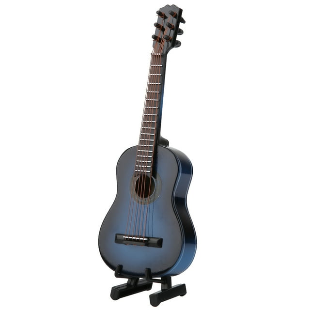 Mini Guitar Display,Miniature Wooden Guitar Model Miniature Guitar Model Guitar Model Expertly Crafted