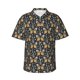 thumbnail image 1 of Fotbe Flower Butterfly Camisa Hawaiana para Hombre Unisex – Camisa Casual de Verano con Botones de Manga Corta de Algodón y Lino,3X-Large, 1 of 7
