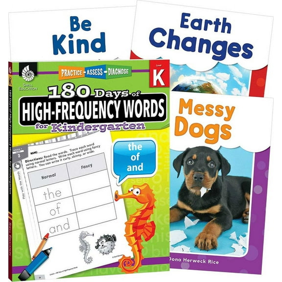 Learn-At-Home: Learn-At-Home: High-Frequency Words Bundle Grade K: 4-Book Set (Other)