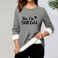 thumbnail image 2 of Wensltd Women's Thermal Shirts Fleece Lined Undershirt Long Sleeve Tops Warm Winter Base Layer, 2 of 3