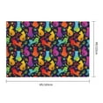 thumbnail image 3 of Lsque Colorful Cats Pattern Flag,Colorful Cats Printed Garden Flag 48 x 72 in - Double Sided Small Flags for Yard, 3 of 9