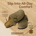 thumbnail image 3 of Cushionaire Canoe Genuine Suede Clogs for Women Footwear with Moc Toe Design – Casual Slip On Womens Shoes, 3 of 18
