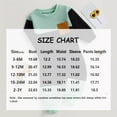 thumbnail image 7 of Zehjuhan 2Pcs Baby Boy Casual Clothing Long Sleeve Color Collision Crewneck Sweatshirt Top and Sweat Pants Outfit Sea Blue，3-6M, 7 of 7