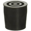 Essential Medical Supply Replacement Walker, Commode and Cane Tips, 1", Black, 4 Count