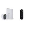 Arlo Ultra - 4K UHD Wire-Free Security 1 Camera System | Indoor/Outdoor with Color Night Vision, 180° View, 2-Way Audio, Spotlight, Siren | Works with Alexa and HomeKit | + Video Doorbell