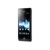 Sony XPERIA miro - 3G smartphone - RAM 512 MB / Internal Memory 4 GB - microSD slot - LCD display - 3.5" - 320 x 480 pixels - rear camera 5 MP - metal black