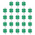 thumbnail image 4 of 25pcs Charms Pendants Jewelries Chic DIY Four Leaf Clover Pendants, 4 of 9