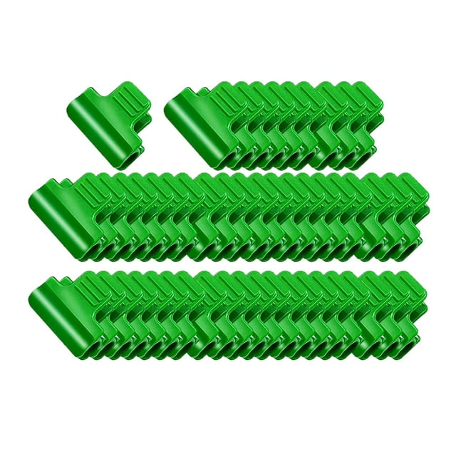 50 abrazaderas para invernadero, clips para película de cobertizo, para cubrir hileras de película, red de túnel encaja en tubo de 16 mm