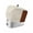 Multicolor, variant on Boho Brown Leather Texture Toaster Cover 2 Slice, Modern Yellow Striped Dustproof Bread Machine Oven Cover with Storage Pockets, Fits Most Kitchen Toasters Protector