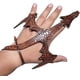 thumbnail image 4 of Pulsera de cuero con dragón de mano, brazalete de mano con dragón ajustable, joyería, pulsera de cuero con dragón 3D para hombres y mujeres, decoración de fiesta, Cosplay, 4 of 5