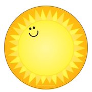 Creative Shapes Etc. Large Notepad Sunshine, Paper Writing Pad for Notes, Classrooms and More